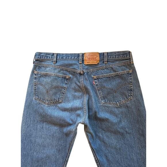 Levis 501xx Jeans Mens 42x30 (39x27.5) Blue Original Fit Button Fly 90s USA Made - Picture 3 of 12